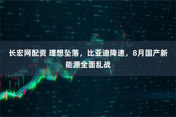 长宏网配资 理想坠落，比亚迪降速，8月国产新能源全面乱战