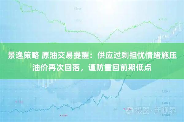 景逸策略 原油交易提醒：供应过剩担忧情绪施压油价再次回落，谨防重回前期低点